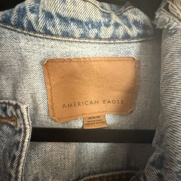 Distressed Light Blue Denim Jacket - Picture 3 of 4